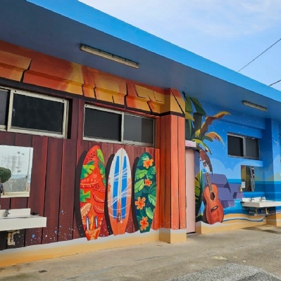 金門市港重劃區、成功海灘及低碳教育館公廁夜光材料及光源設備設置工程